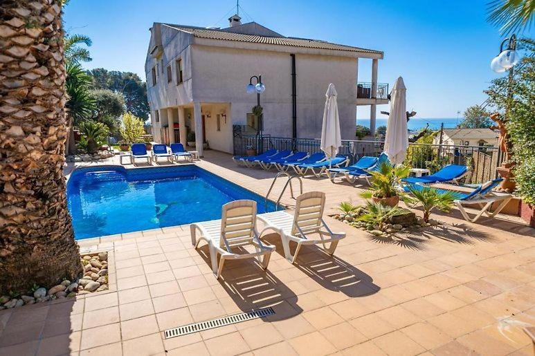 Preciosa Casa 2000 M2 Piscina Mar Barbacoa Felicidad Villa Santa Susanna Exterior photo